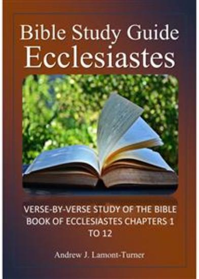 Bible Study Guide: Ecclesiastes - Verse-By-Verse Study of the Bible Book of Ecclesiastes Chapters 1 to 12 - cover
