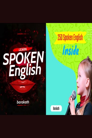 Learn spoken English 250 spoken English inside - cover