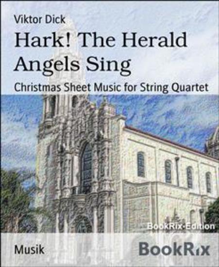 Hark! The Herald Angels Sing - Christmas Sheet Music for String Quartet - cover