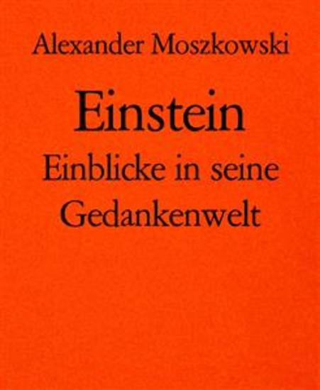 Einstein - Einblicke in seine Gedankenwelt - cover