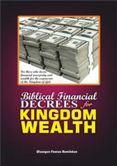 Biblical financial decrees for kingdom wealth - cover