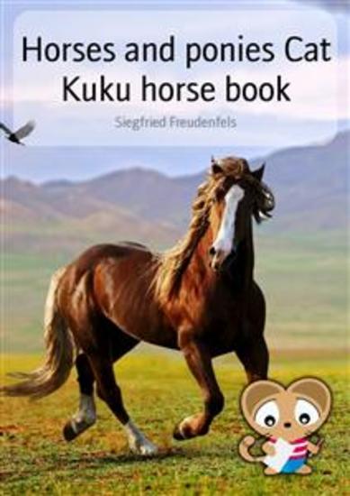 Horses and ponies Cat Kuku horse book - Horse picture book - cover
