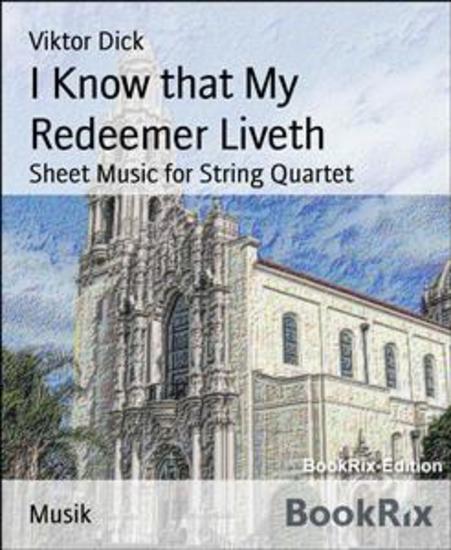 I Know that My Redeemer Liveth - Sheet Music for String Quartet - cover