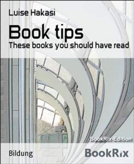 Book tips - These books you should have read - cover