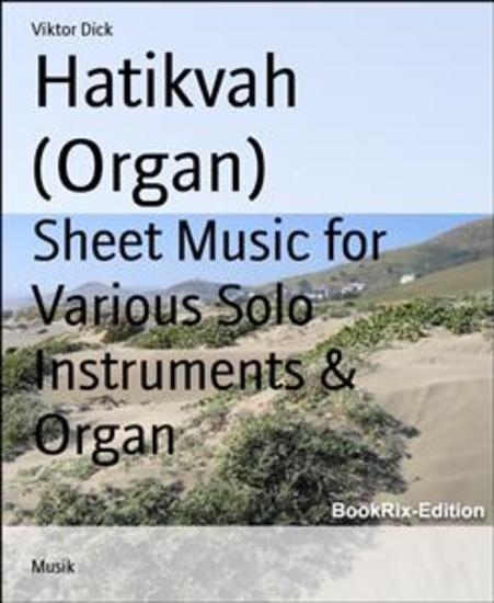 Hatikvah (Organ) - Sheet Music for Various Solo Instruments & Organ - cover