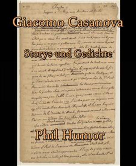Giacomo Casanova - Storys und Gedichte - cover