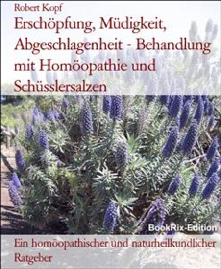 Erschöpfung Müdigkeit Abgeschlagenheit - Behandlung mit Homöopathie und Schüsslersalzen - Ein homöopathischer und naturheilkundlicher Ratgeber - cover
