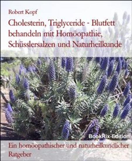 Cholesterin Triglyceride - Blutfett behandeln mit Homöopathie Schüsslersalzen und Naturheilkunde - Ein homöopathischer und naturheilkundlicher Ratgeber - cover