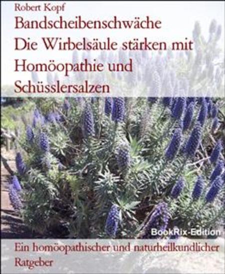 Bandscheibenschwäche Die Wirbelsäule stärken mit Homöopathie und Schüsslersalzen - Ein homöopathischer und naturheilkundlicher Ratgeber - cover