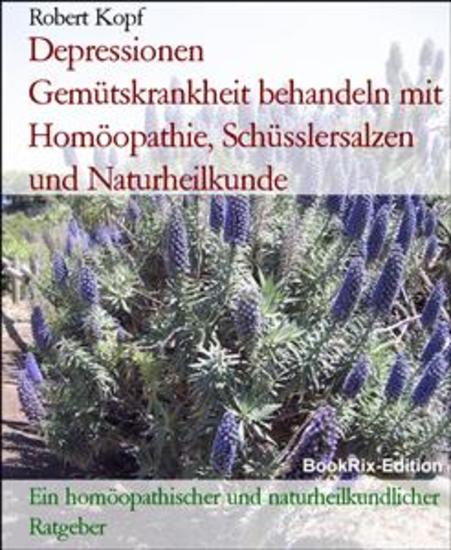 Depressionen Gemütskrankheit behandeln mit Homöopathie Schüsslersalzen und Naturheilkunde - Ein homöopathischer und naturheilkundlicher Ratgeber - cover