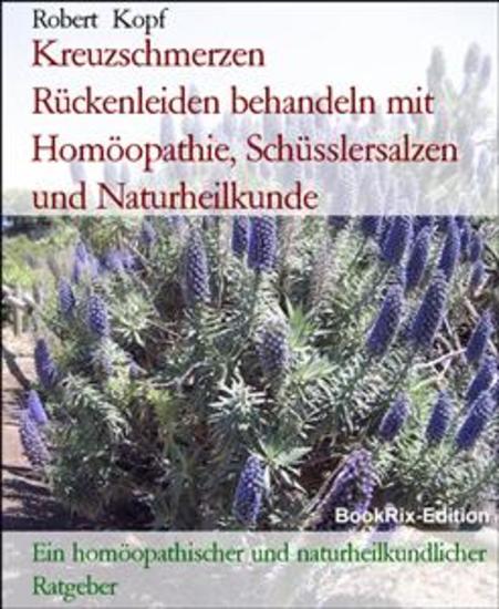 Kreuzschmerzen Rückenleiden behandeln mit Homöopathie Schüsslersalzen und Naturheilkunde - Ein homöopathischer und naturheilkundlicher Ratgeber - cover