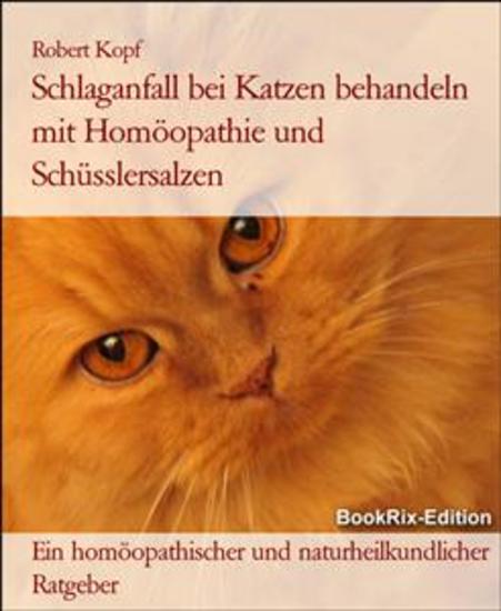 Schlaganfall bei Katzen behandeln mit Homöopathie und Schüsslersalzen - Ein homöopathischer und naturheilkundlicher Ratgeber - cover