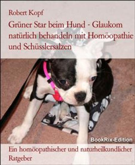 Grüner Star beim Hund - Glaukom natürlich behandeln mit Homöopathie und Schüsslersalzen - Ein homöopathischer und naturheilkundlicher Ratgeber - cover