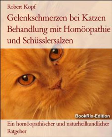 Gelenkschmerzen bei Katzen Behandlung mit Homöopathie und Schüsslersalzen - Ein homöopathischer und naturheilkundlicher Ratgeber - cover
