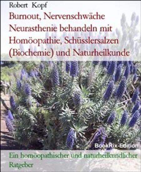 Burnout Nervenschwäche Neurasthenie behandeln mit Homöopathie Schüsslersalzen (Biochemie) und Naturheilkunde - Ein homöopathischer und naturheilkundlicher Ratgeber - cover