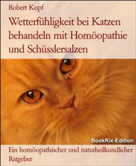 Wetterfühligkeit bei Katzen behandeln mit Homöopathie und Schüsslersalzen - Ein homöopathischer und naturheilkundlicher Ratgeber - cover