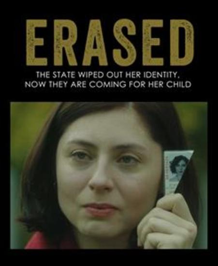 Erased - The State Wiped Out Her Identity Now They Are Coming For Her Child - cover