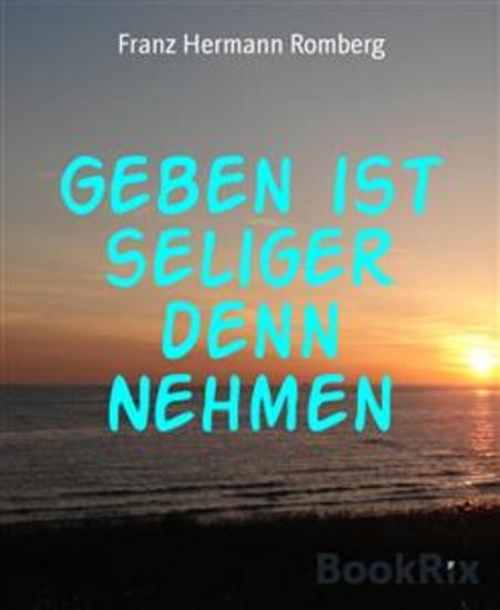 Geben ist seliger denn Nehmen - cover