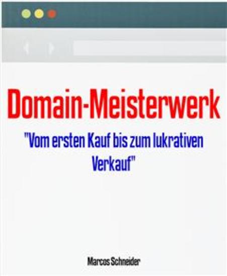 Domain-Meisterwerk - "Vom ersten Kauf bis zum lukrativen Verkauf" - cover