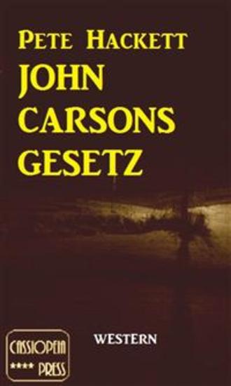 John Carsons Gesetz - Cassiopeiapress Western - cover