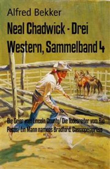 Neal Chadwick - Drei Western Sammelband 4 - Die Geier vom Lincoln County Die Todesreiter vom Rio Pecos Ein Mann namens Bradford: Cassiopeiapress - cover