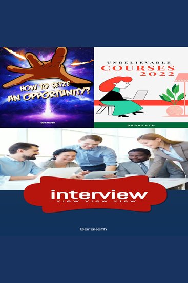 How to seize an opportunity? Unbelievable courses 2022 Interview view view view - cover