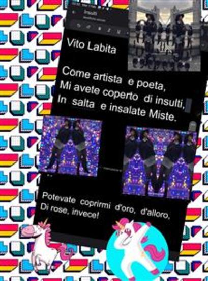 Come artista e poeta Mi avete coperto di insulti In salta e insalate Miste - Potevate coprirmi d'oro d'alloro e di rose invece! - cover