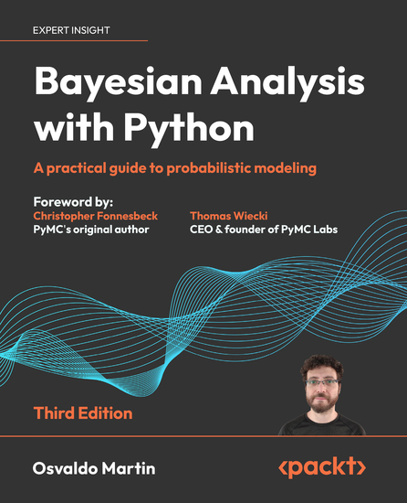 Bayesian Analysis with Python - A practical guide to probabilistic modeling - cover