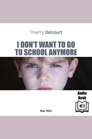 I Don't Want to Go to School Anymore - cover