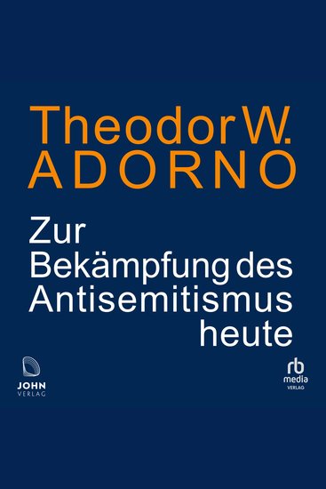 Zur Bekämpfung des Antisemitismus heute - Ein Vortrag Mit einem Nachwort von Jan Philipp Reemtsma - cover