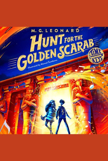 Hunt for the Golden Scarab - An epic time travel adventure - cover