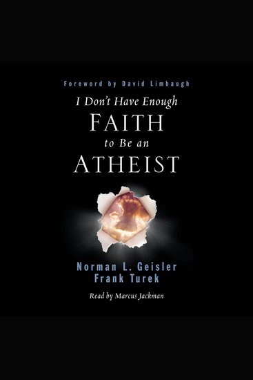 I Don't Have Enough Faith to Be an Atheist - cover