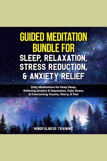 Guided Meditation Bundle for Sleep Relaxation Stress Reduction & Anxiety Relief - Daily Meditations for Deep Sleep Relieving Anxiety & Depression Daily Stress & Overcoming Trauma Worry & Fear - cover