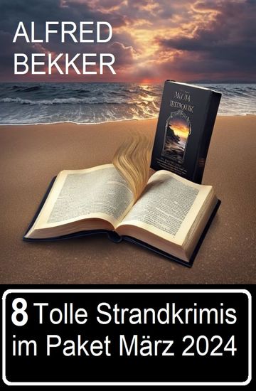 8 Tolle Strandkrimis im Paket März 2024 - cover