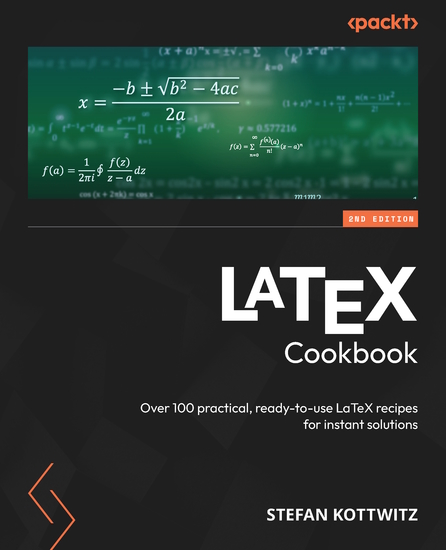 LaTeX Cookbook - Over 100 practical ready-to-use LaTeX recipes for instant solutions - cover
