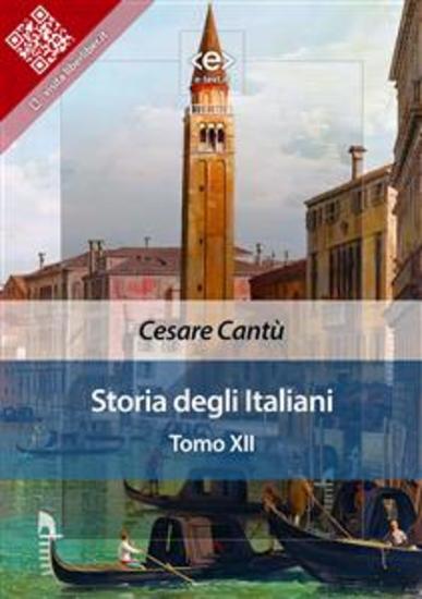 Storia degli Italiani Tomo XII - cover
