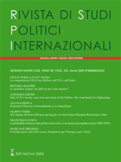 Rivista di Studi Politici Internazionali 1 2022 - Gennaio-Marzo 2022 Anno 89 Fascicolo 353 - cover