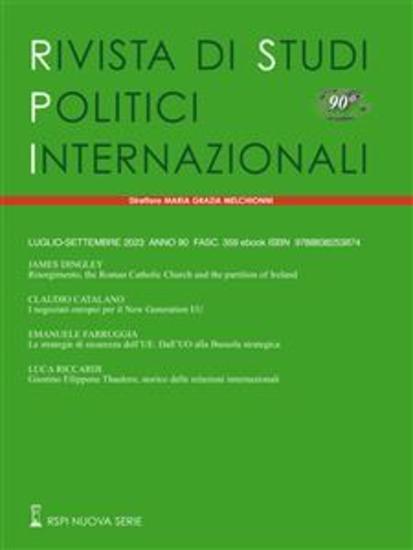 Rivista di Studi Politici Internazionali 3 2023 - Luglio-Settembre 2023 anno 90 fascicolo 359 - cover