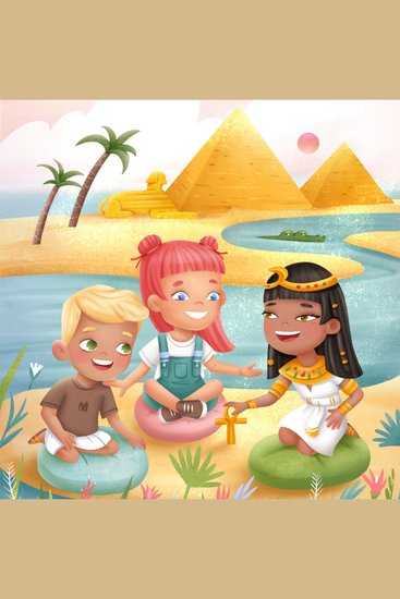 Pharao's dream The (Treehouse timemachine - Egypt) - Bedtime story for children - cover