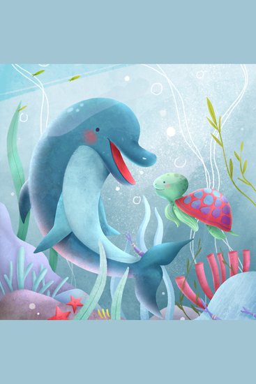 Dolphin dreams - Bedtime story for children - cover