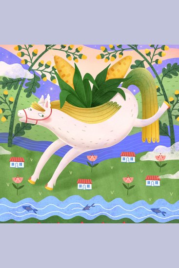 Maria the corncob - Bedtime story for children - cover