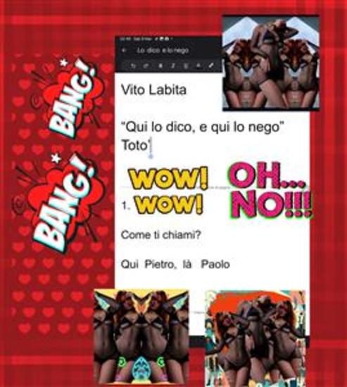 "Qui lo dico e qui lo nego " Toto' - Come ti chiami? Qui Pietro là Paolo - cover