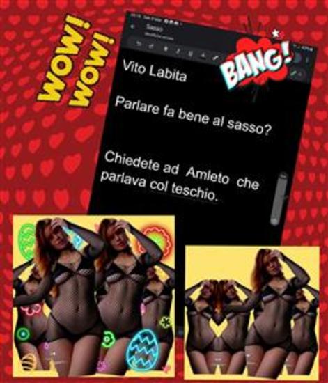 parlare fa bene al sasso? - Chiedete ad Amleto che parlava col teschio - cover