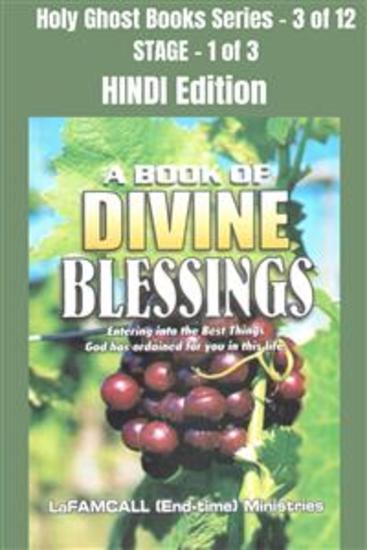 A BOOK OF DIVINE BLESSINGS - Entering into the Best Things God has ordained for you in this life - HINDI EDITION - School of the Holy Spirit Series 3 of 12 Stage 1 of 3 - cover