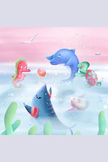 The Forgetful fish - Bedtime story for children - cover