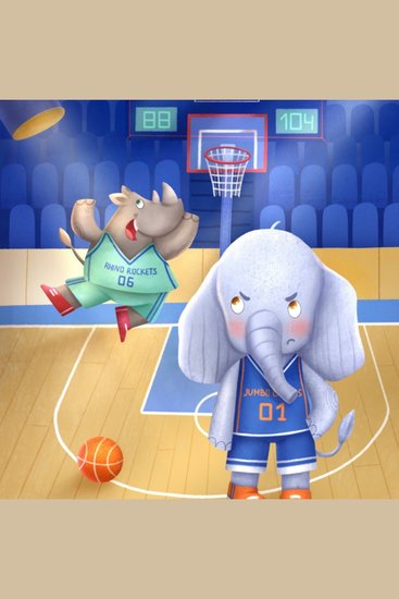 Kristian the competitive elephant - Bedtime story for children - cover