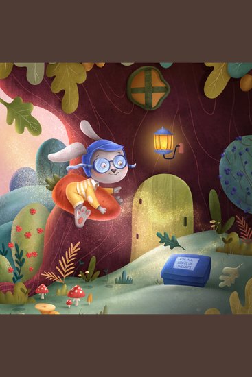 The bunny Cotton - Bedtime story for children - cover