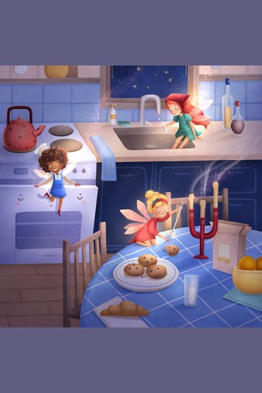 The kitchen tale - Bedtime story for children - cover