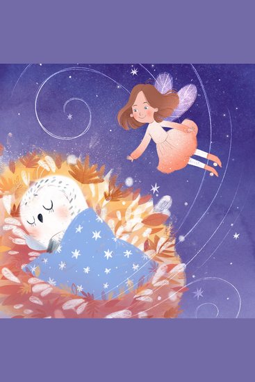 The Owl Sonya and the new day - Bedtime story for children - cover