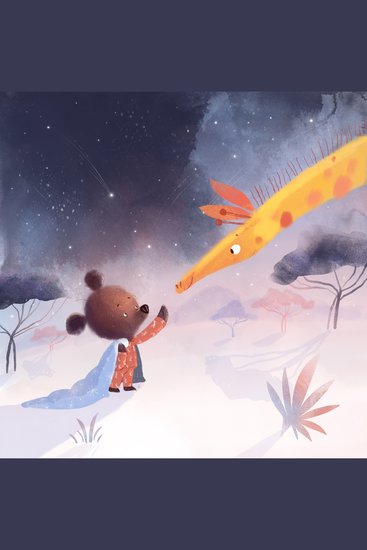 Theo and the african dream - Bedtime story for children - cover